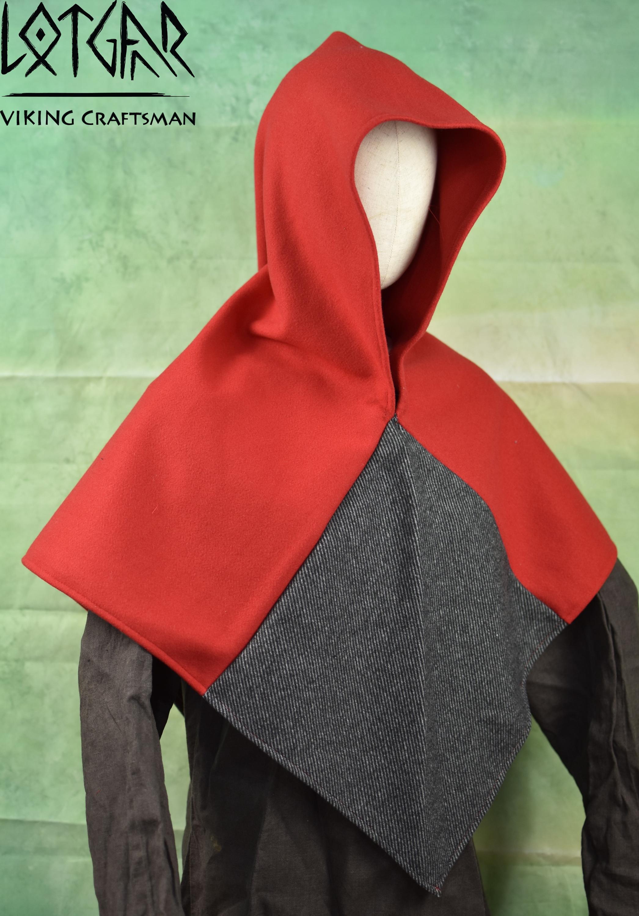 Wool hood, Viking hood
