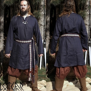 Viking simple linen shirt,