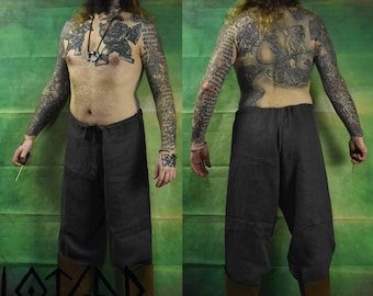Linen viking trousers, Vikings pants