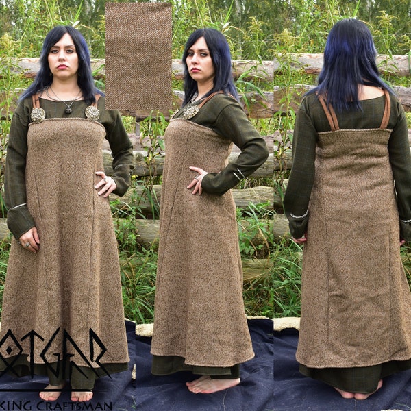 Wikinger-Frauenschürzenkleid aus Wolle