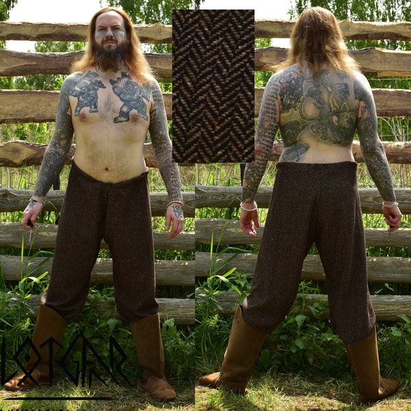 Pantalon viking en laine, pantalon Vikings