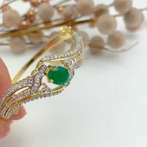 TRENDING | Gold Plated Onyx Bracelet | Statement Jewelry |