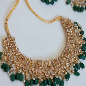 Kundan Indian Bridal Set.  Indian wedding zevar.