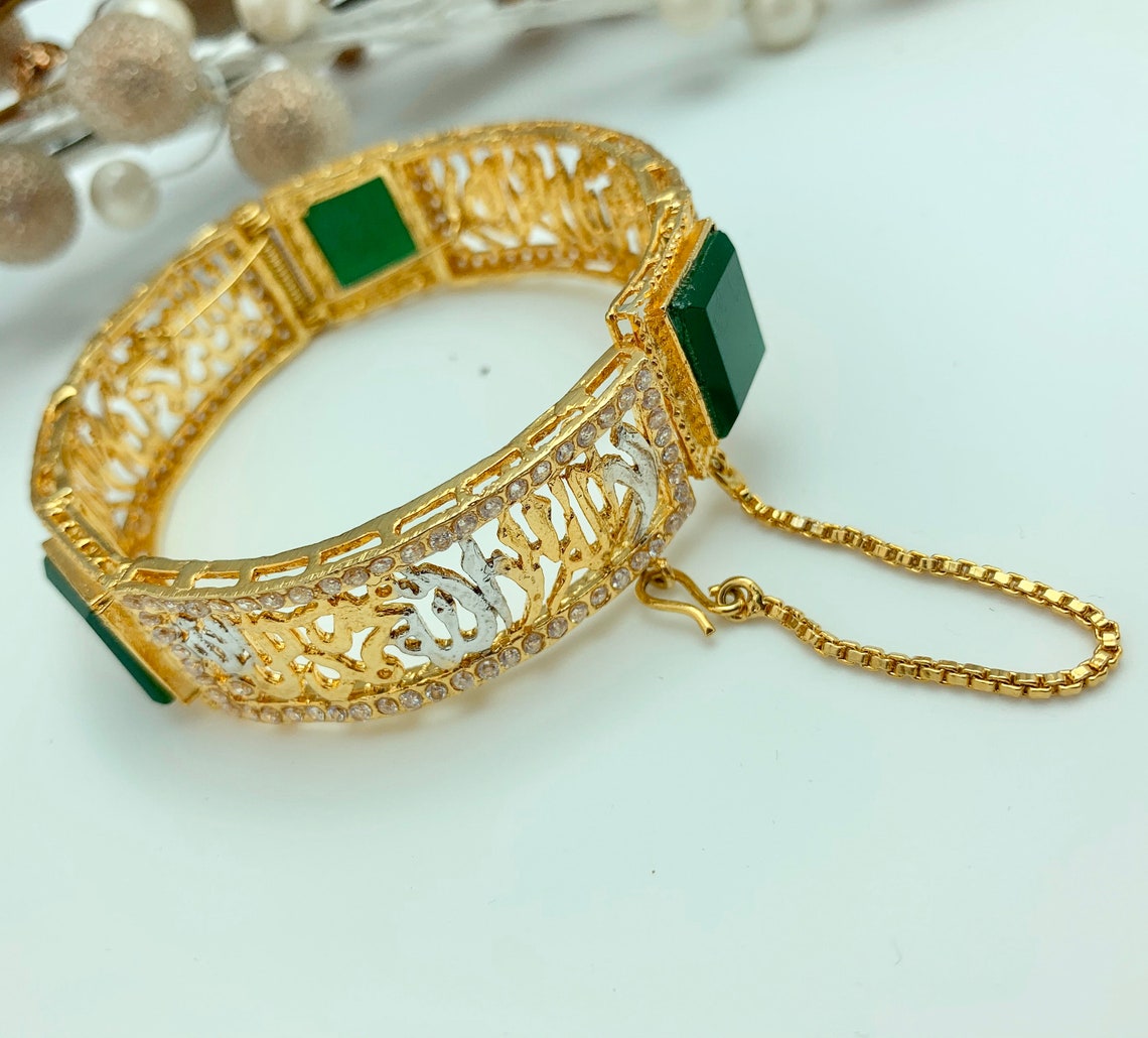 New Islamic Bracelet Kalima Cuff bracelet islamic gift Etsy