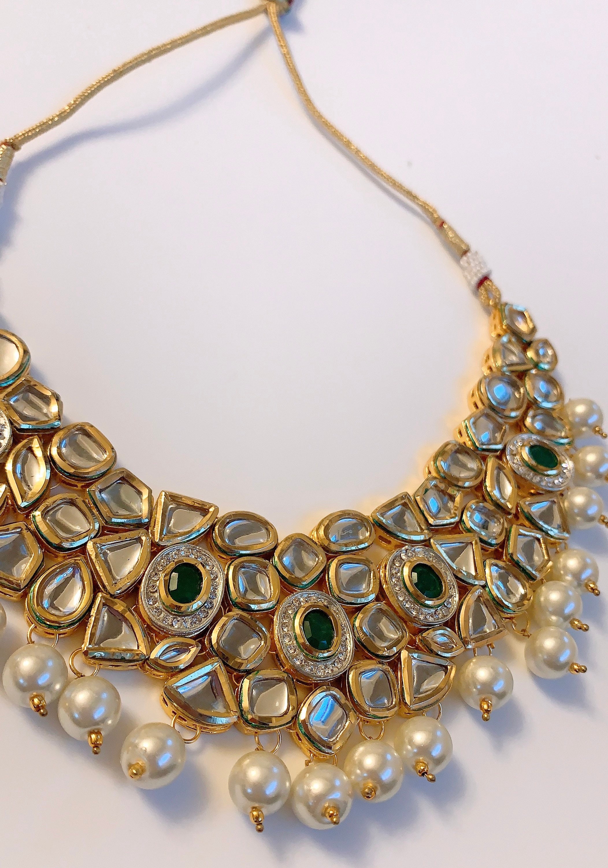 Kundan Bridal Jewelry Set Indian Wedding Bridal Jewelry Etsy