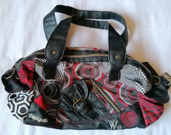 Desigual Love Kaos Holbox Shoulder Bag Handtasche Tasche Prune Purple Braun Desigual Love Kaos Holbox Shoulder Bag Handtasche Tasche Prune Purple Braun