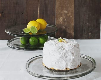 Glass Cake and Dessert Stand
