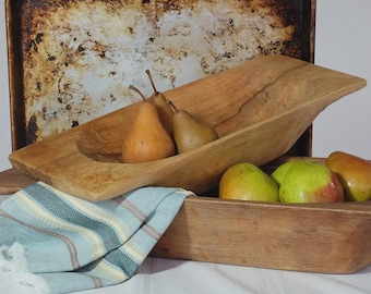 Bandeja de madera hecha a mano, bandeja de servir de madera, bandeja decorativa para servir, regalo de inauguración de casa