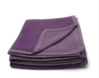 Manta de alpaca color ciruela hecha a mano – Manta de invierno peruana de comercio justo