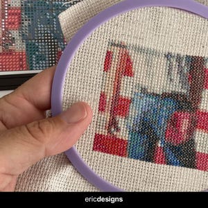Bruce Springsteen - Born in the U.S.A. - Mini Cross Stitch Pattern (Digital Download Only)