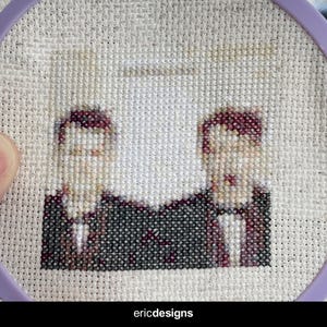 Pet Shop Boys - Actually - Mini Cross Stitch Pattern (Digital Download Only)