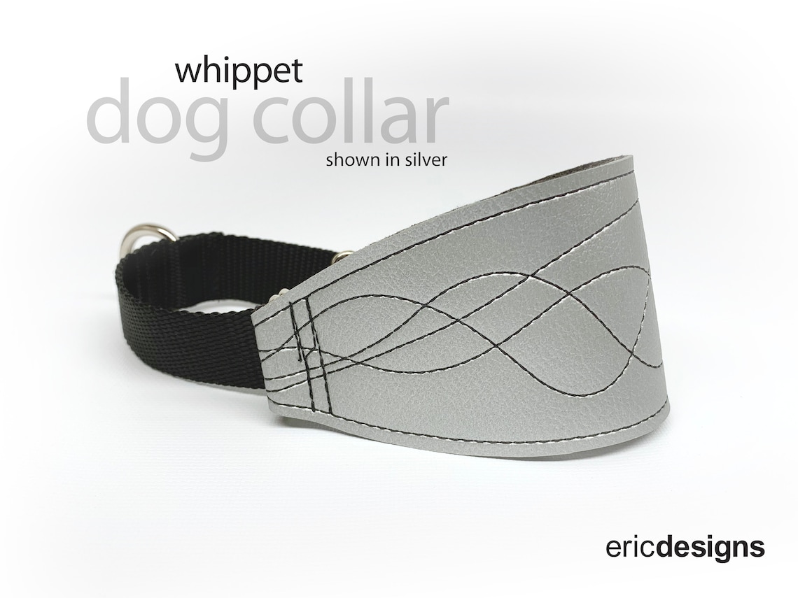 Whippet Dog Collar Etsy