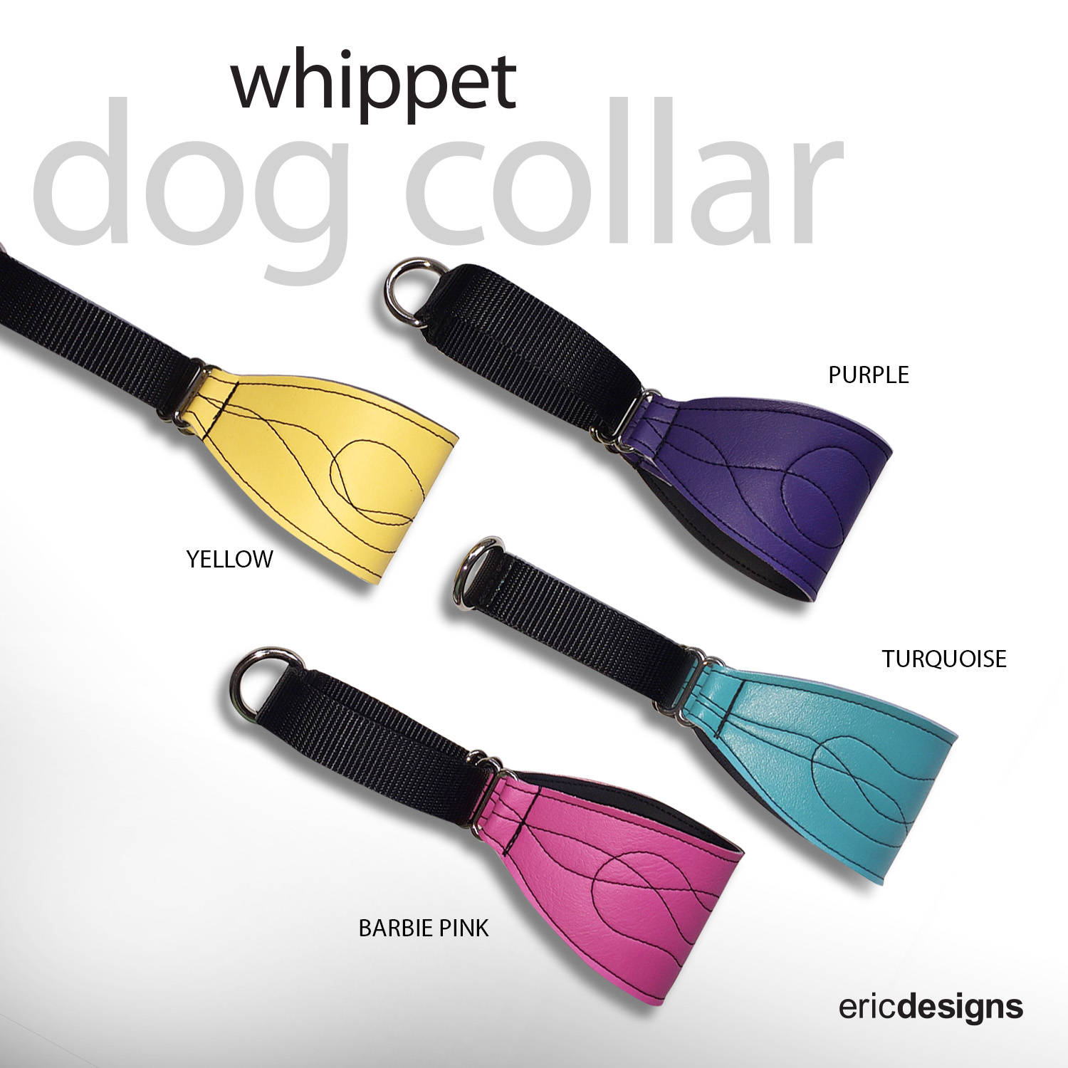 Whippet Dog Collar Etsy