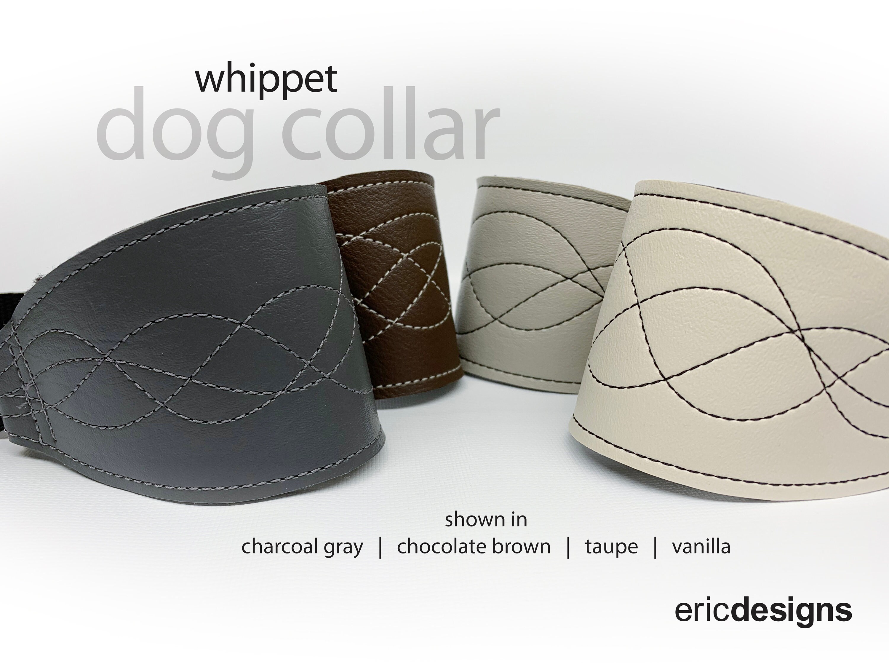 Whippet Dog Collar Etsy