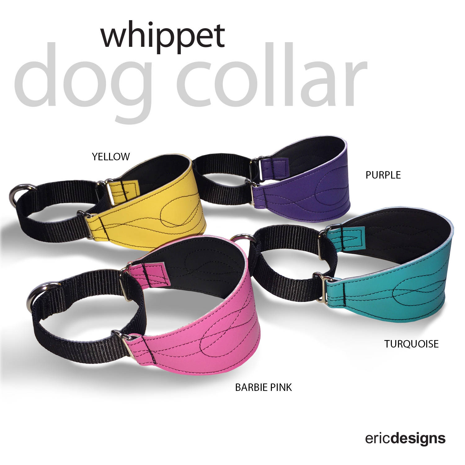 Whippet Dog Collar Etsy