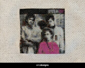 Pretty In Pink - Sound Track - Mini Cross Stitch Pattern (Digital Download Only)