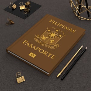 Pilipinas Pasaporte Hardcover Journal (Matte)