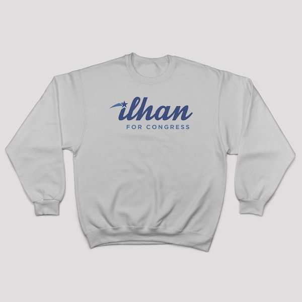 Ilhan Omar Sweater. Ilhan Omar for Congress Premium White Sweater