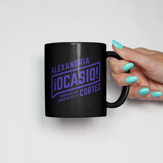 AOC Mug. Alexandria Ocasio-Cortez for Congress Coffee Mug