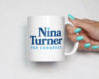 Nina Turner Mug. Nina Turner for Congress 2022 Coffee Mug