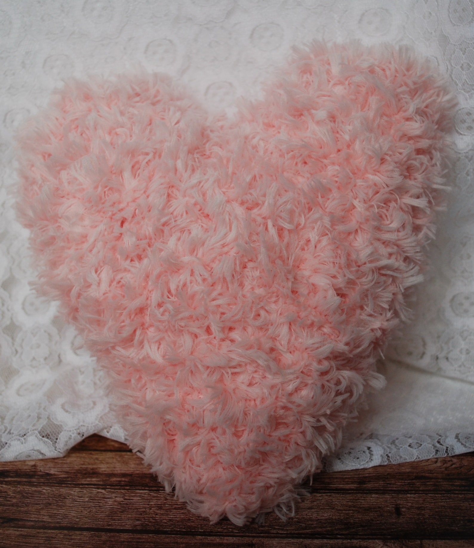 Light Pink Heart Fluffy Pillow, Small Gift for Lover, Valentines Day Gift - Etsy