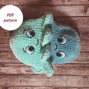 Wende-Oktopus Häkelanleitung: Amigurumi Toy (PDF-Häkelanleitung)
