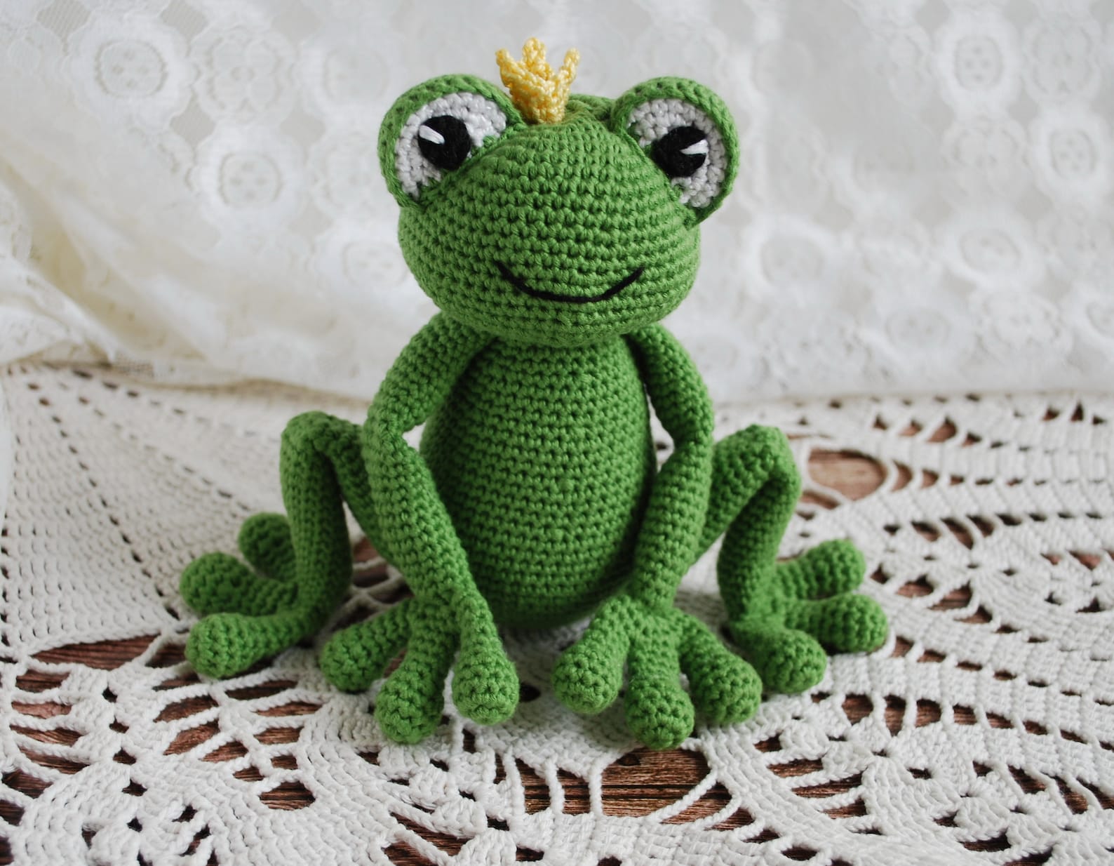 PDF PATTERN Crochet Frog Toy Etsy UK