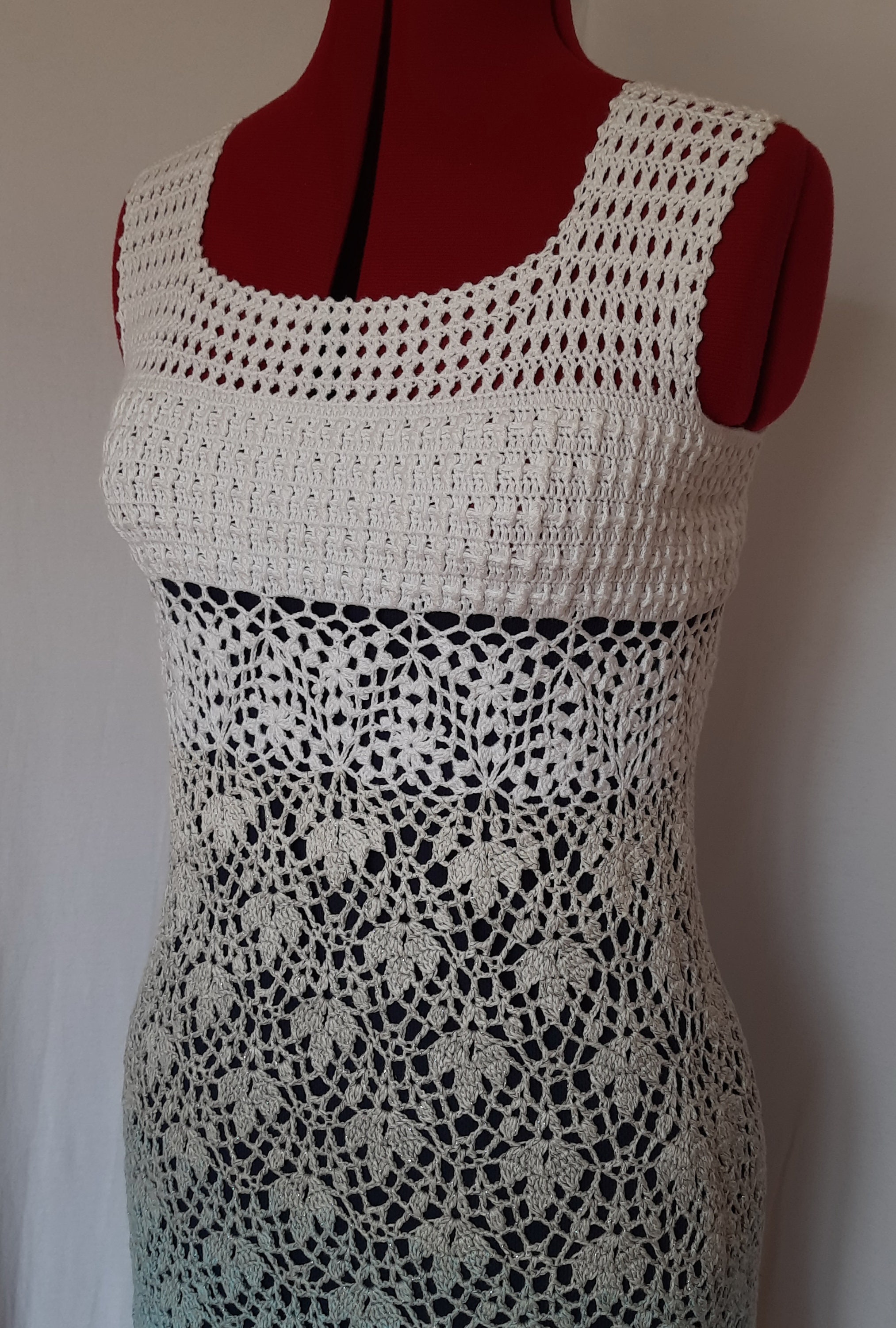 Summer Ombre Lace Crochet Dress - Etsy