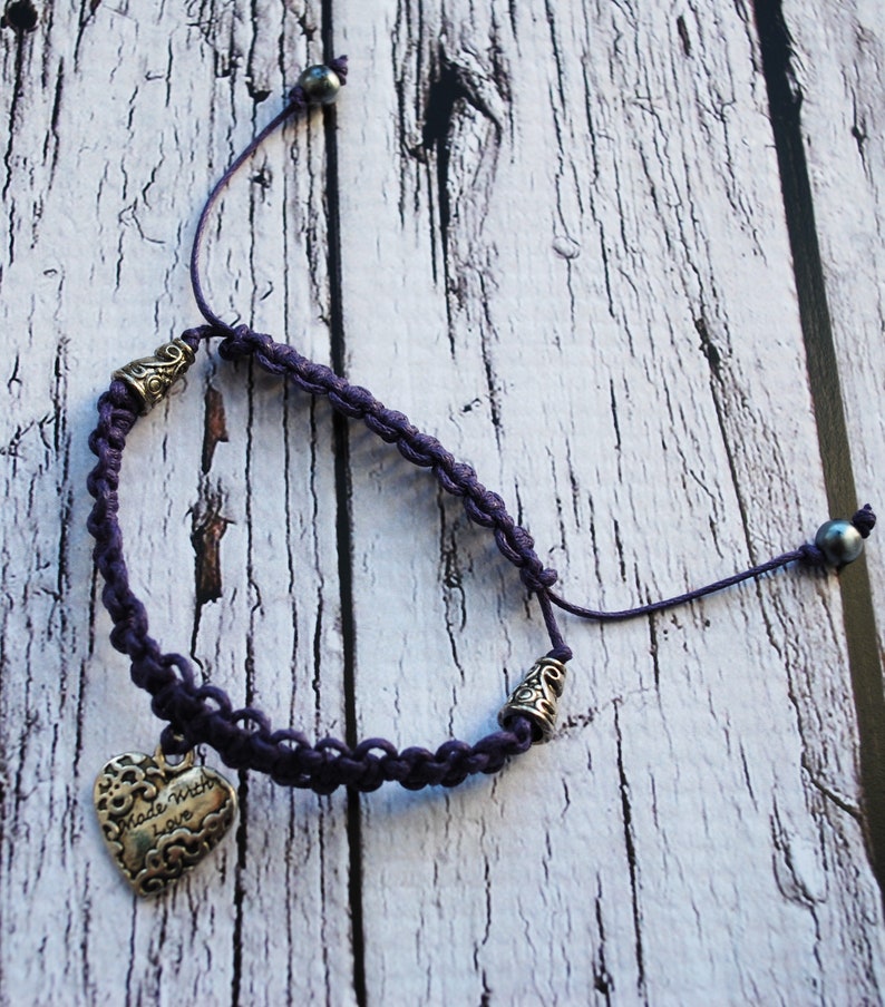 Macrame Bracelet, Friendship Bracelet, Gift for Her, Valentines Gift Etsy