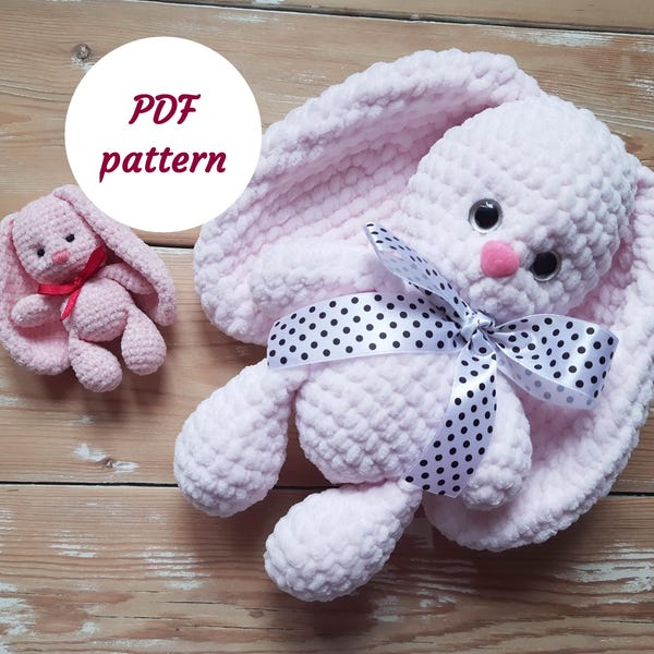 PDF PATTERN crochet bunny toy