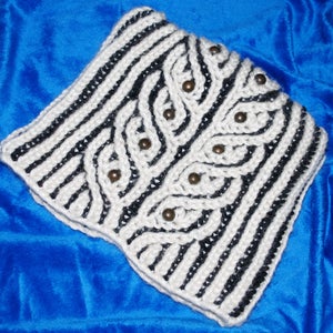 Knit cat ear beanie hat, knit pussycat hat, winter knit hat image 3