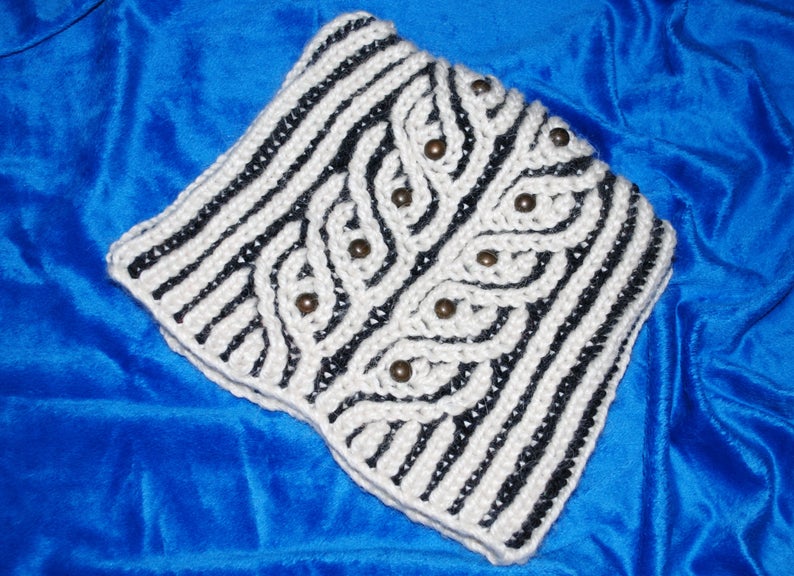 Knit cat ear beanie hat, knit pussycat hat, winter knit hat image 3