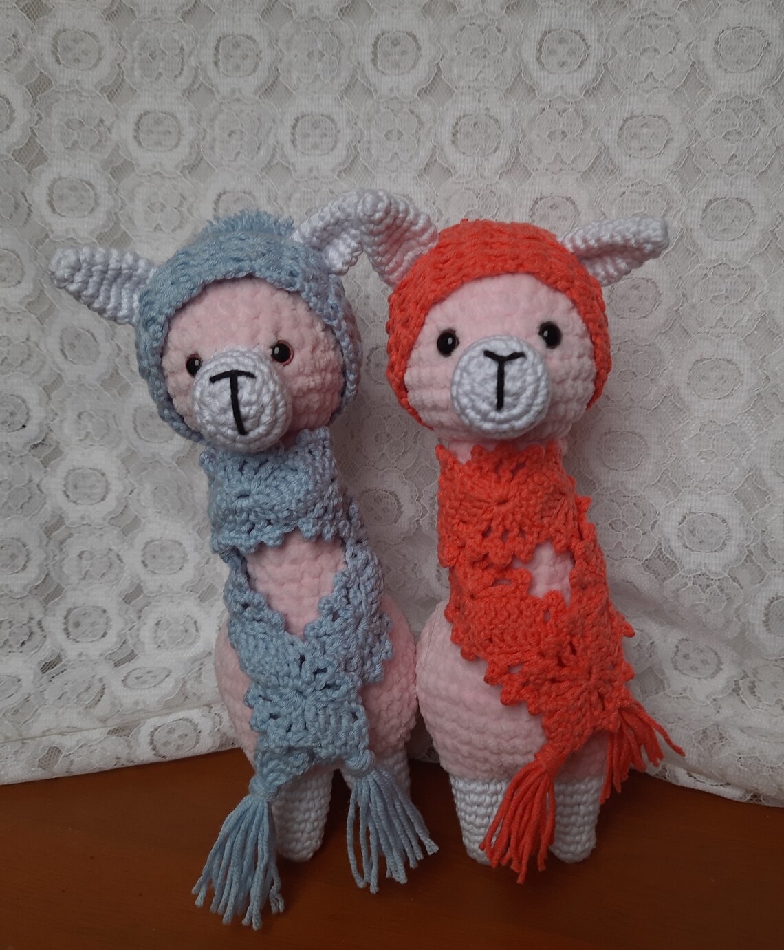 Pdf Pattern Crochet Llama Toy With Hat And Scarf Etsy 