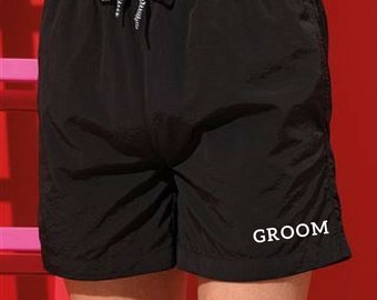 Personalisierte Herren Bademode Verlobte Geschenk für ihn, Benutzerdefinierte Herren Shorts, Herren Badehose, personalisierte Badeshorts, Strand Shorts, Sommer Shorts