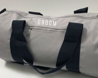 Bolsa de gimnasio personalizada, bolsas de yoga para hombres, bolsa de animadora con monograma inicial, bolsa de noche, bolsa de lona personalizada, bolsa bordada, bolsa de fin de semana