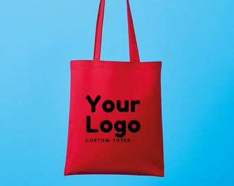 Your Logo  Shopper - Custom Tote Bag - Promotional Multipack -  Discounts Available - Business Merchandise - Promotional Bag - Printed Bag