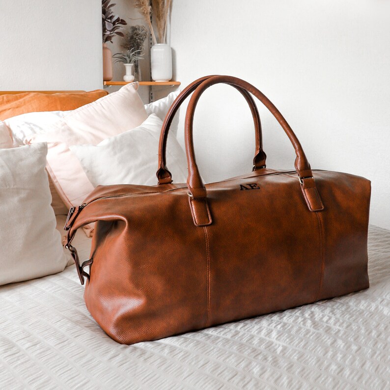personalised weekend bag mens