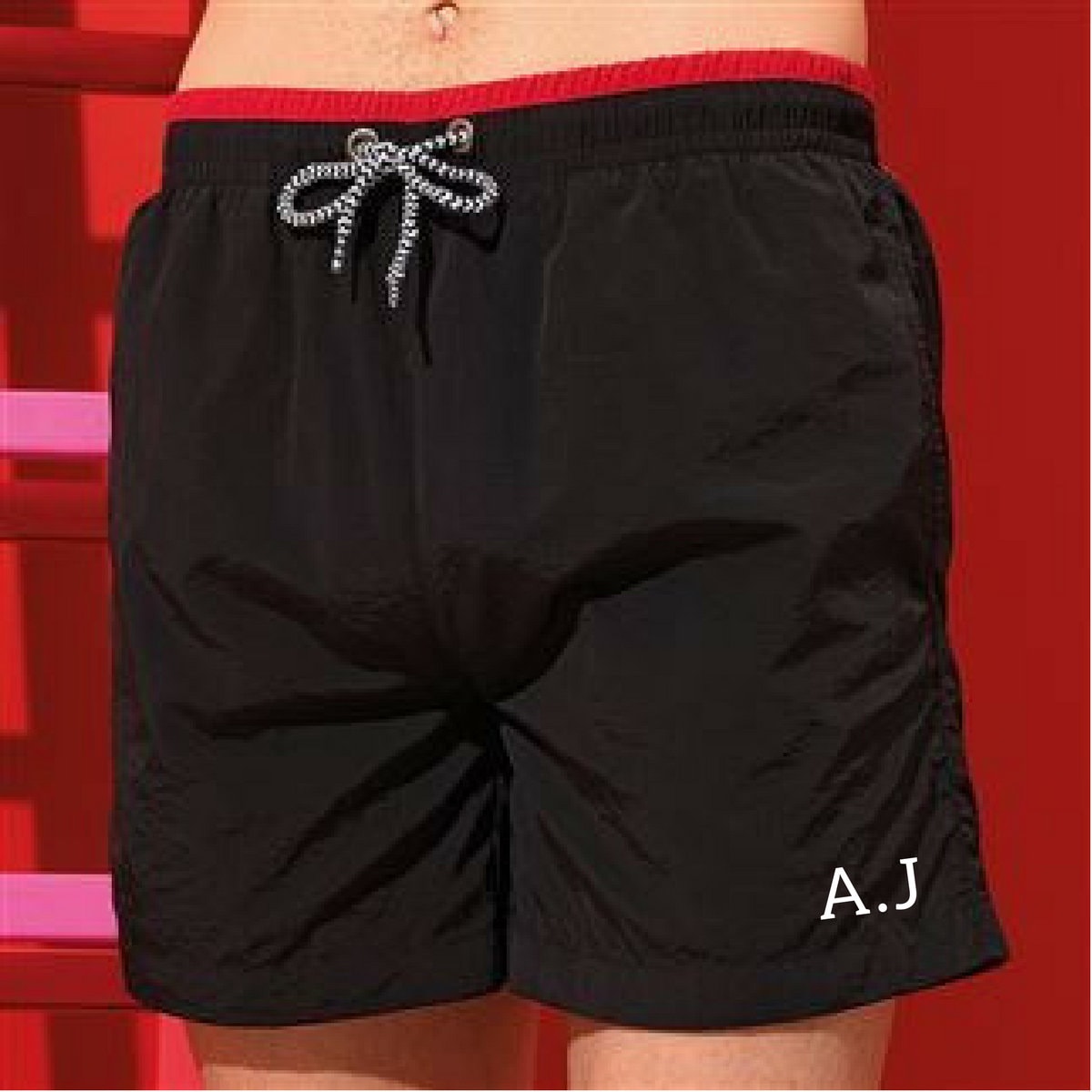 Image of Mens Shorts - Personalised Swimshorts Gift For Him Clothing Boyfriend Swimwear Monogram