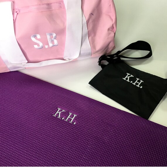 personalised yoga bag