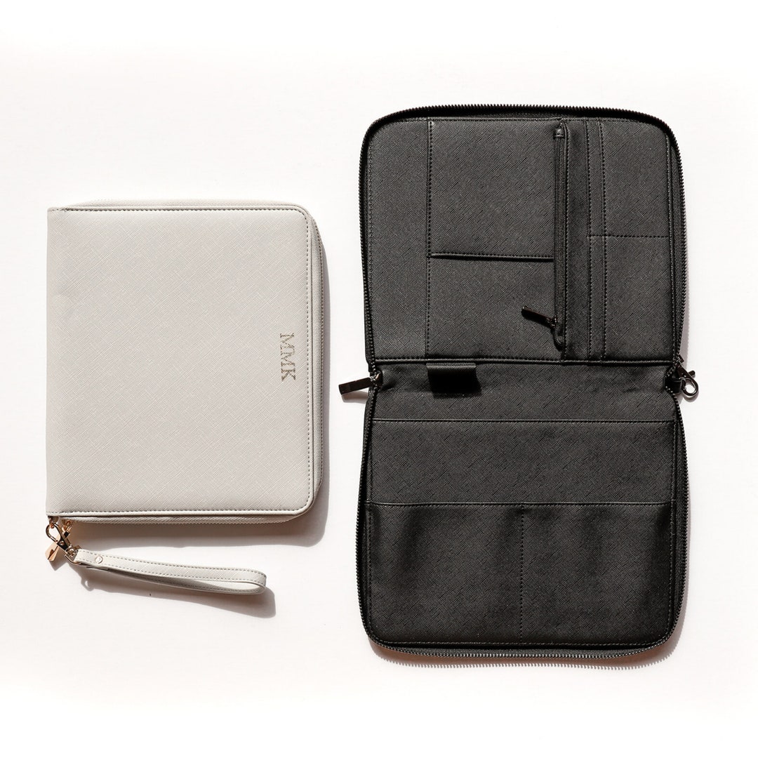 Travel Wallet Large Monogrammed Travel Wallet Travel Case Etsy Australia