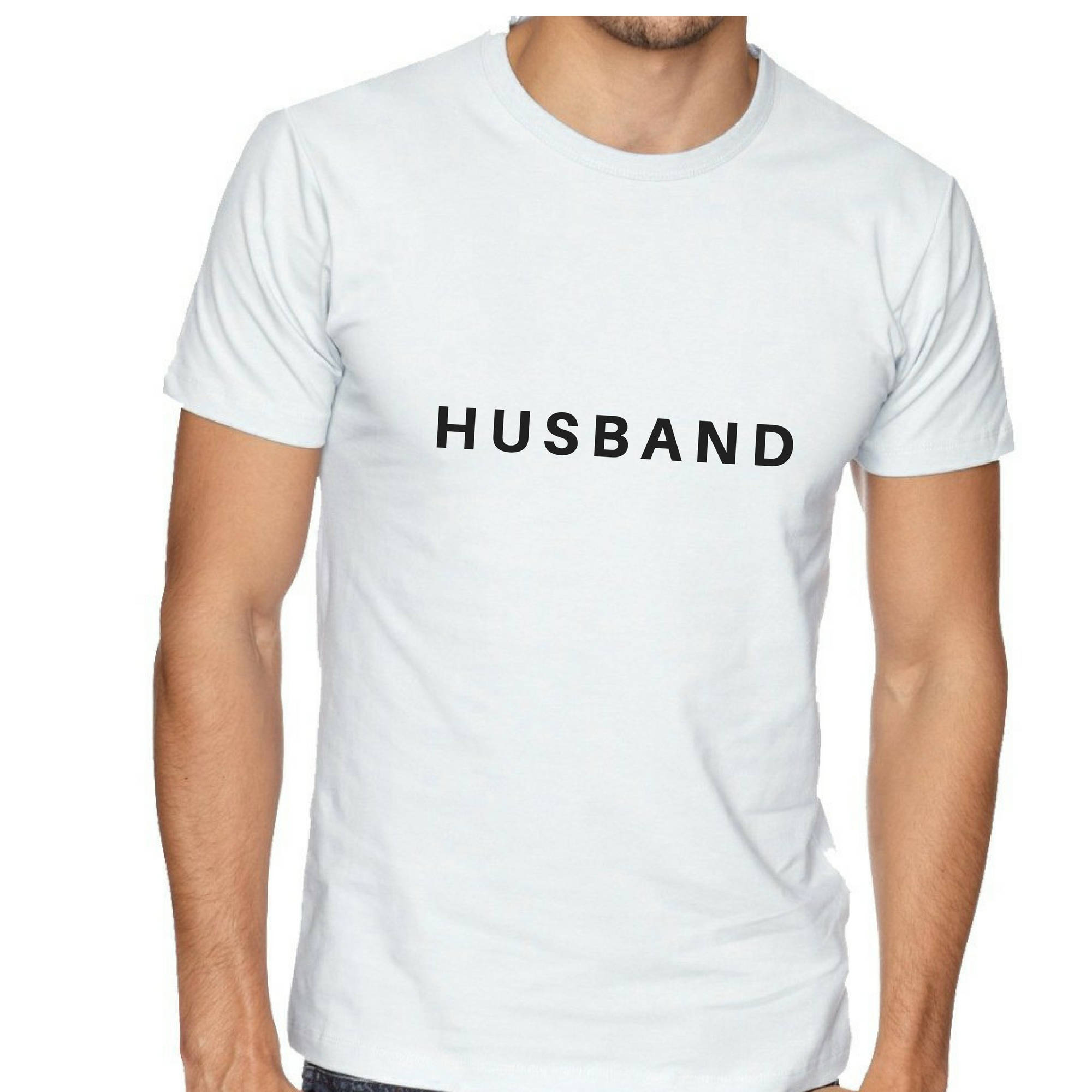 Image of Husband T-Shirt - Hubby Shirt Couple Tshirts- Gifts For Husbands Couples Shirts Wedding Tee