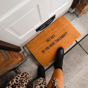 Do You Have Takeaway? Door Mat, Funny Door Mat, Entryway Decor, Personalised Door Mat, Funny Customizable Door Mat, Christmas Gift Door Mat
