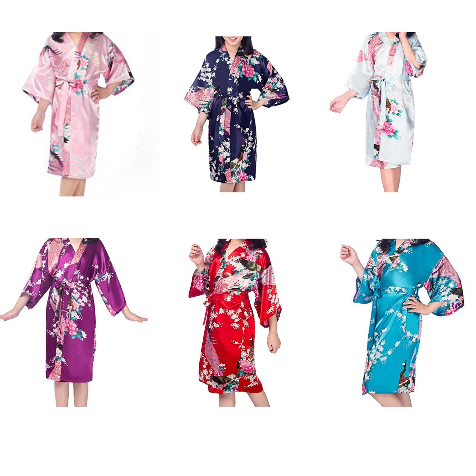 Kids Satin Robe Flower Girl Robe Flower Girl Gift Kids Etsy UK