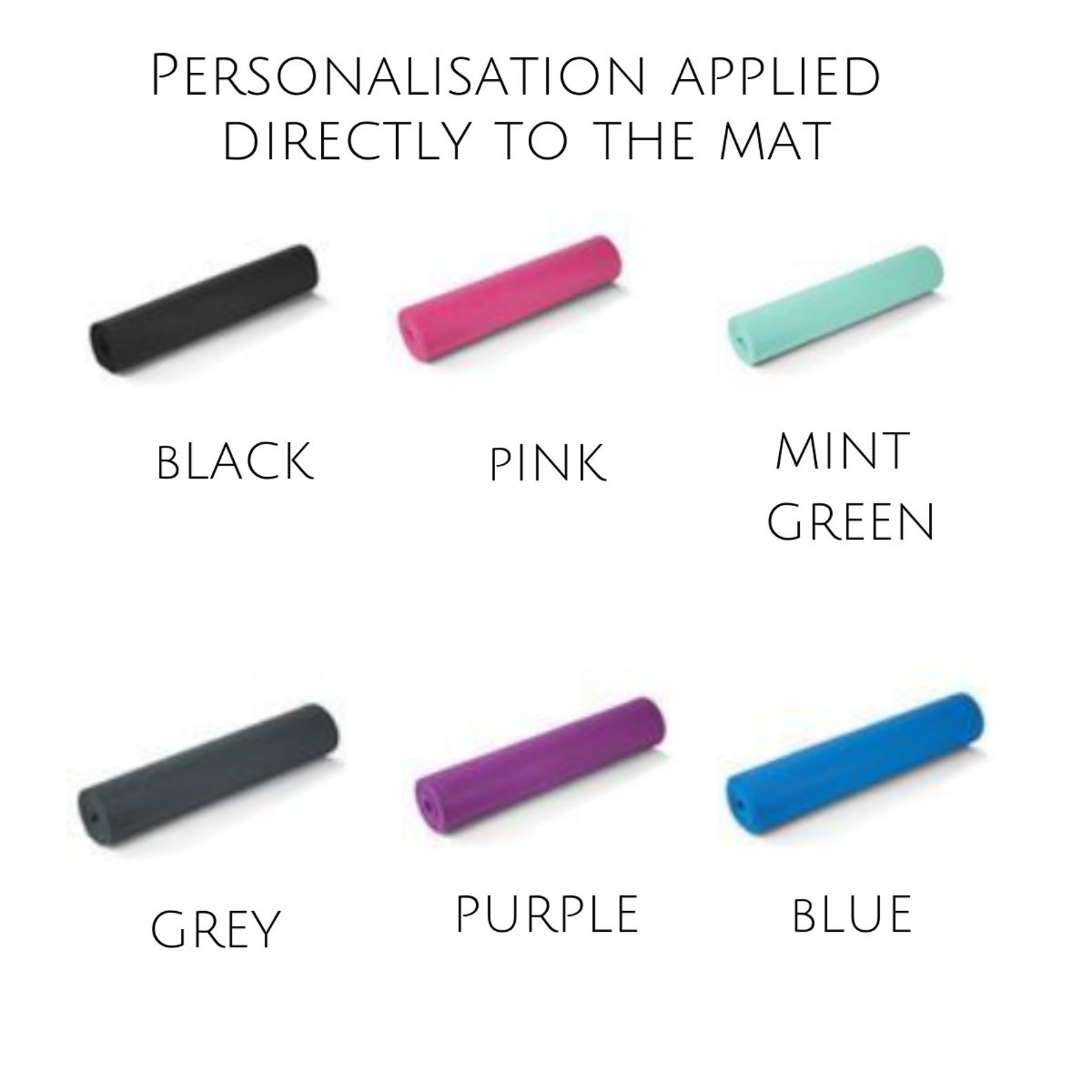 Personalised Yoga Mat Mint Green Yoga Mat Yoga Bag Etsy UK