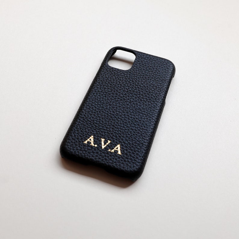 Personalised Iphone SE Case Faux Leather Phone Case Vegan Etsy UK