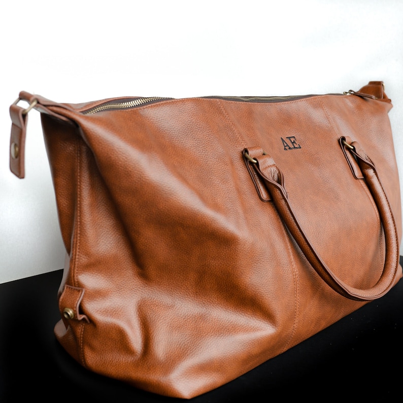 Personalised Travel Bag Travel Bag Gift Idea Faux Leather Etsy UK