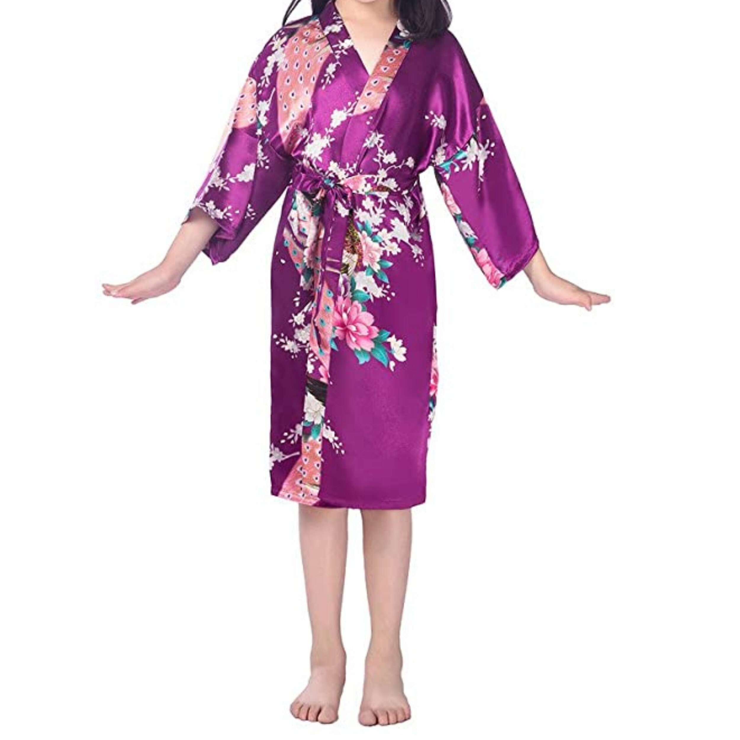 Kids Satin Robe Flower Girl Robe Flower Girl Gift Kids Etsy UK