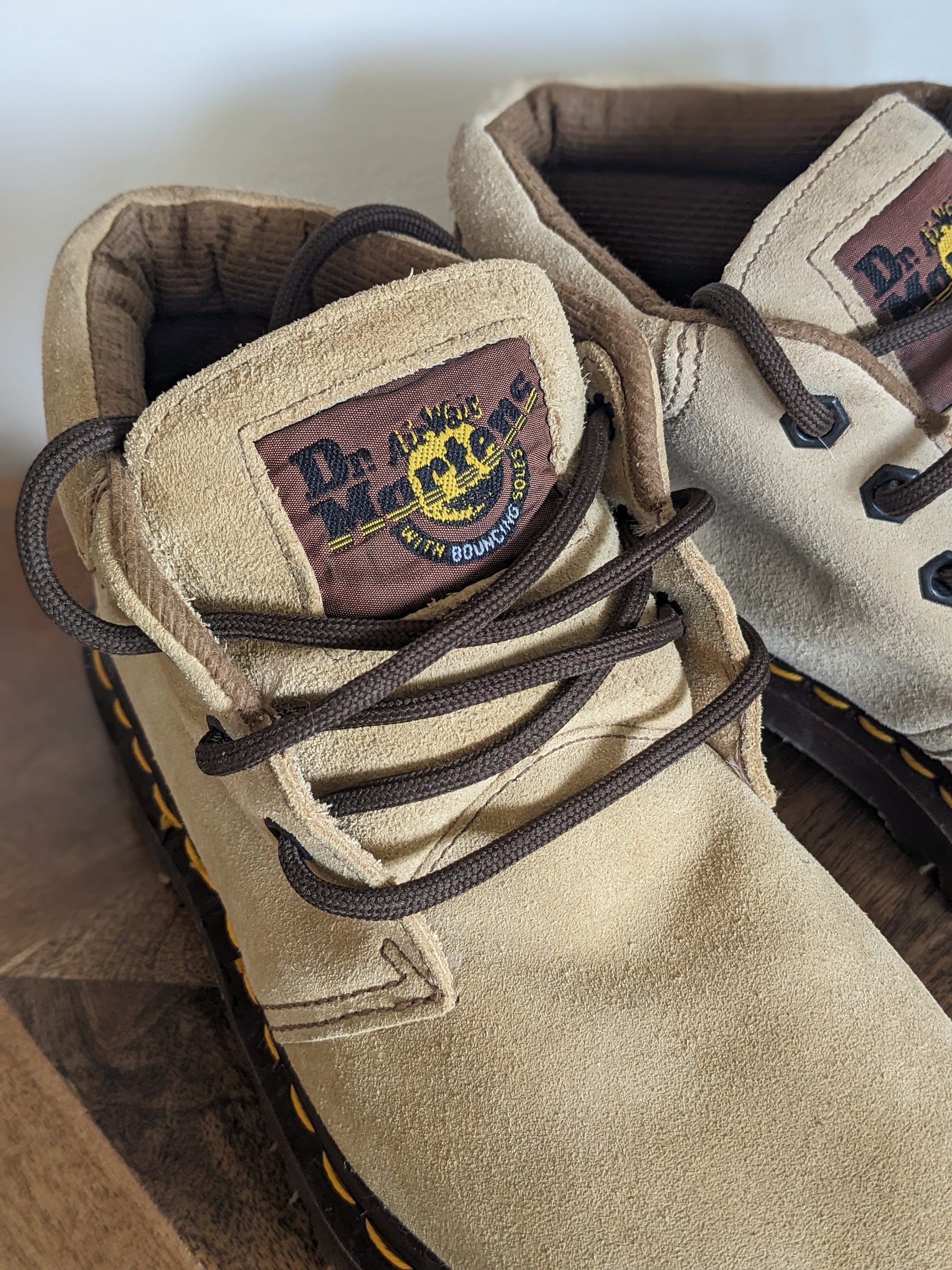 Vintage 90's Suede Doc Martens Leather Ankle BOOTS UK Size 4 / US