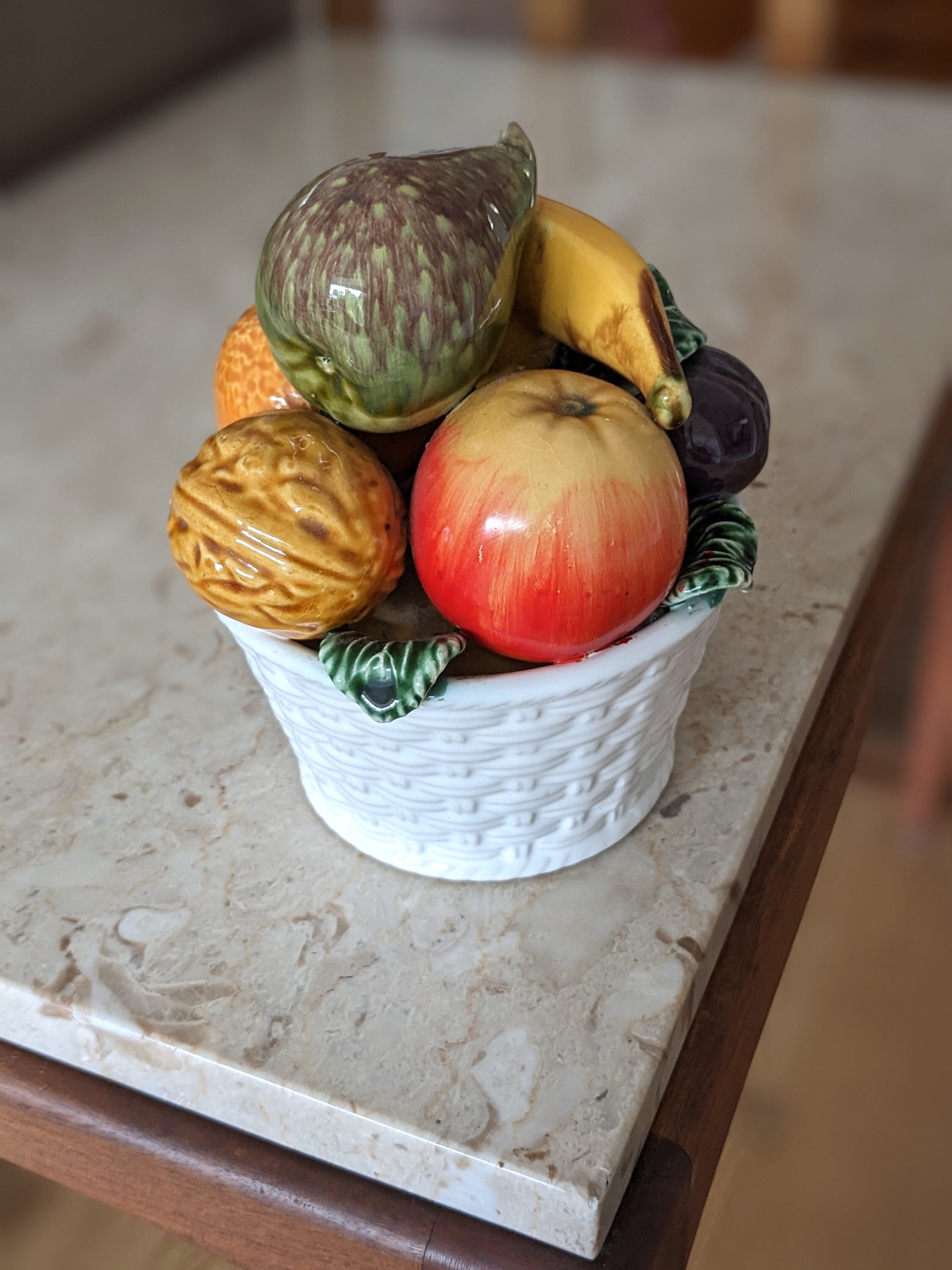 Super Cute Vintage Portuguese Majolica Ceramic Realistic Fake