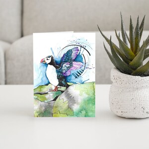 Macareux moine (carte de voeux A5)